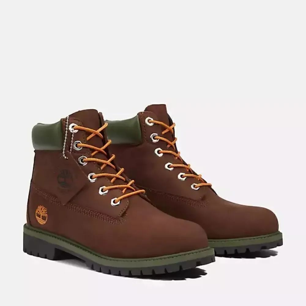 Timberland Premium Nubuck 6-Inch Waterproof Boots New Boys aize 2